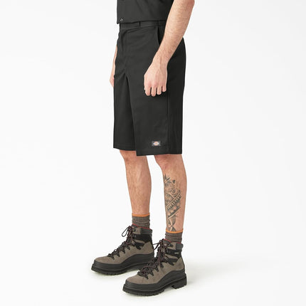 Dickies Men's 13 Inch Loose Fit Multi-Pocket Work Short, Black, 52