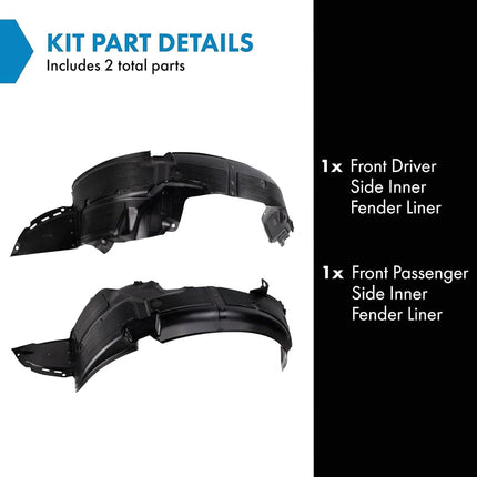 TRQ Inner Fender Liner Set