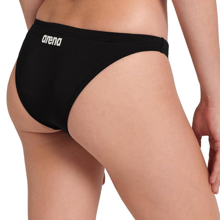 ARENA Team Women's Swim Bottom Solid Black-White