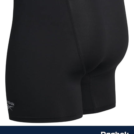 Caleçons Boxers Performance Reebok pour Homme avec Braguette Fonctionnelle (Lot de 4) (Noirs purs, Grande taille)