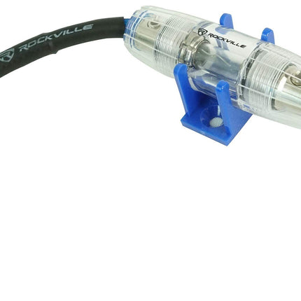 Rockville RWK8ATV 8 AWG OFC Copper Amp Installation Wire Kit, True-Spec, Flexible, Durable, for RZR/ATV/UTV Audio Systems