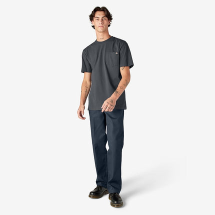 Dickies Men's Short Sleeve Heavyweight Crew Neck, Charcoal Gray Heather, 3X-Large Big Tall
