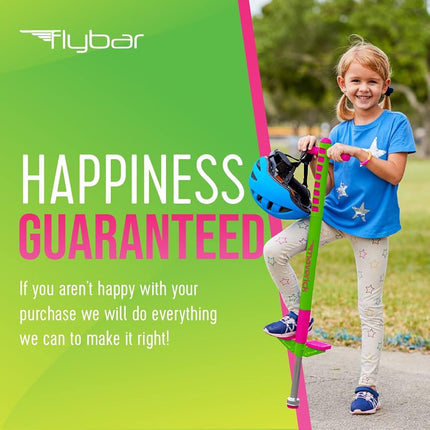 Flybar Maverick Pogo Stick for Kids Ages 5+, 40 to 80 Pounds, Perfect for Beginners, Easy Grip Handles, Anti-Slip Pegs, Outdoor Jumper Toys for Boys & Girls, Outside Toys for Kids