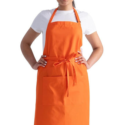 Chef Works Unisex Butcher Apron, Tangerine, One Si