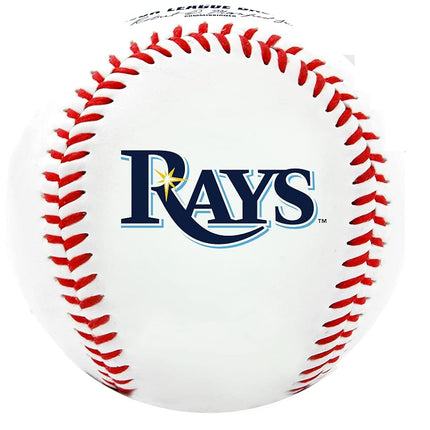 Jarden Sports Licensing Rawlings MLB Tampa Bay Rays Baseball avec logo de l'équipe, officiel, blanc