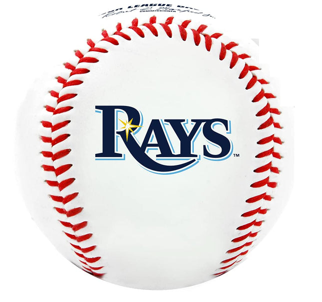 Jarden Sports Licensing Rawlings MLB Tampa Bay Rays Team Logo Baseball, Official, White