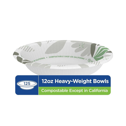 Dixie Pathways Heavyweight Paper Bowls DXESXB12WS by Dixie Products