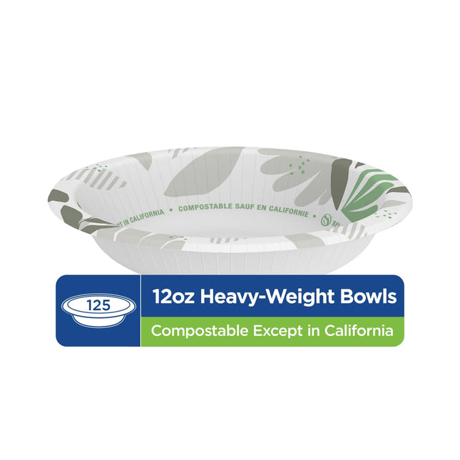 Dixie Pathways Heavyweight Paper Bowls DXESXB12WS by Dixie Products