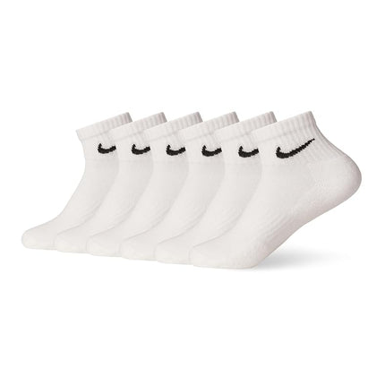 NIKE SX7669-100 Everyday Cushioned Socks Men's WHI