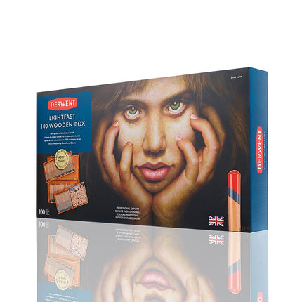 Derwent Lightfast Pencils Set Of 100 In Wooden Gif