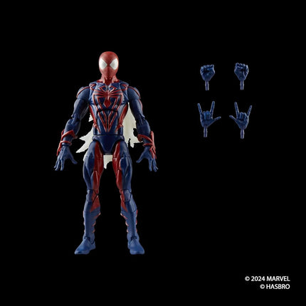 Marvel Legends Series Spider-Man Unlimited, Retro Comics Collectible 6-Inch Scale Action Figure