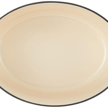 Crock Pot Artisan Oval Enameled Cast Iron Dutch Oven, 7-Quart, Sunset Orange