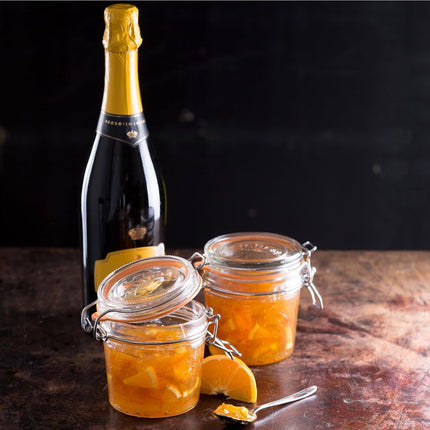Kilner Round Clip Top Jar 0.35 Litre (350ml) Airtight Glass Storage Jar for Preserving Spices Dry Foods Reusable