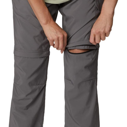 Columbia Women's Silver Ridge Utility Convertible Pant Hiking Convertible Trousers, City Grey, Size 8/R