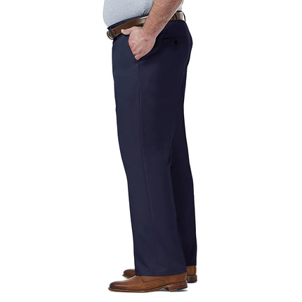Haggar Men's Premium Comfort Dress Pant - Classic Fit, Blue - B&T, 44x30