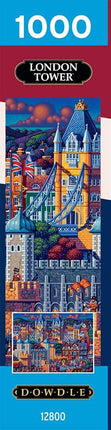 Buffalo Games - Eric Dowdle - London Tower - 1000 Piece Jigsaw Puzzle for Adults - Challenging Puzzle Perfect for Game Nights - Finished Size is 26.75 x 19.75