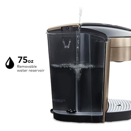 Keurig K-Elite Single Serve K-Cup Pod Coffee Maker, Brushed Gold