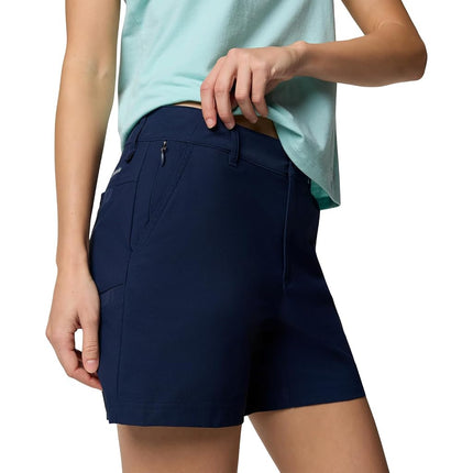 Columbia Women's Leslie Falls Short 2, Hiking Shorts, Collegiate Navy, W16/L5