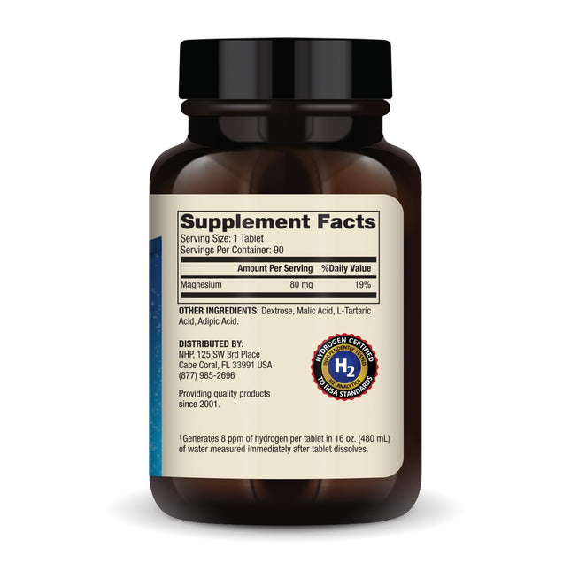 Dr. Mercola H2 Molecular Hydrogen Dietary Supplement, 90 Servings (90 Tablets), Non GMO, Gluten Free, Soy Free