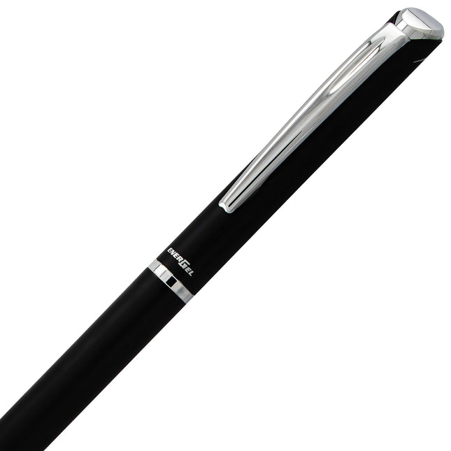 Stylo gel Pentel EnerGel Style, (0,7 mm) Trait moyen, Corps noir - BL2007AABX