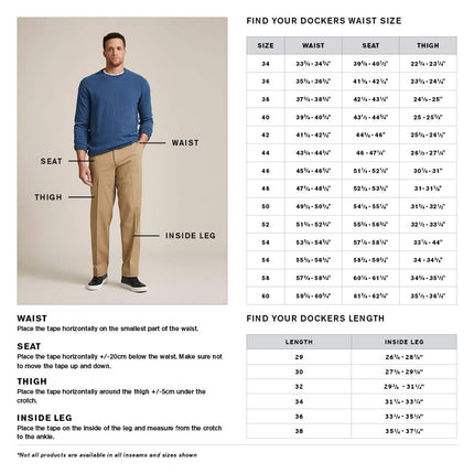 Dockers Men's Big & Tall Ultimate Chino 360 Flex Pant Casual, Steelhead-Tapered, 44W x 29L