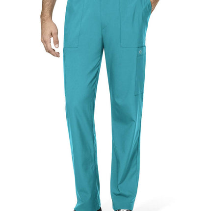 WonderWink 5355ATEALMD W123 Men's Flat Front Cargo