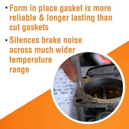 Permatex Ultra Grey RTV Silicone Gasket Maker, 368 g