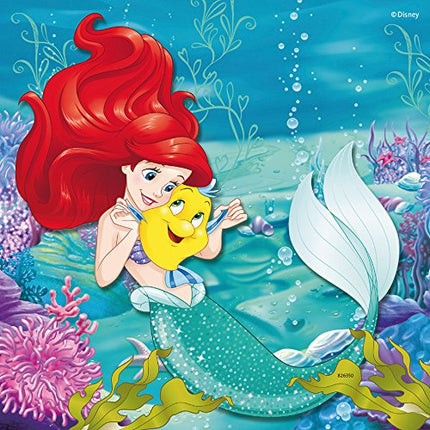 Ravensburger Disney Princess 3 x 49 Piece Jigsaw Puzzles for Kids, 3 Puzzle Set with Ariel, Cinderella and Belle, Ages 5 Years and Up
