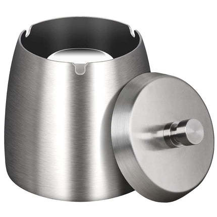 OILP Ashtray with Lid for Cigarettes Outdoor,Windp