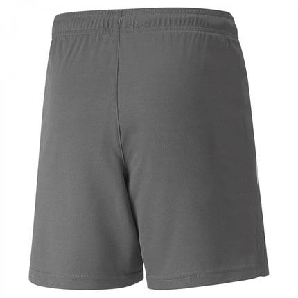 PUMA Kids' TeamLIGA Shorts, Smoked Pearl White, Small