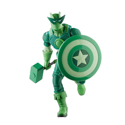 AVENGERS Marvel Hasbro Legends Series Super-Adaptoid Avengers 60th Anniversary Collectible 12 Inch Tall Action Figure, 6 Inch Figure Scale