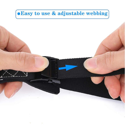 MOOCY Lashing Straps with Buckles,Adjustable Kayak Tie Down Straps Padded Cam Buckle Cargo Strap,Roof Rack Cinch Strap for Cargo, Luggage, Motorcycles, Truck, SUV, Car Roof Rack,SUP Surfboard