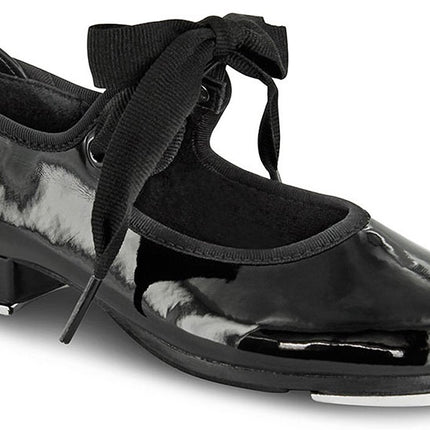 Bloch Girl's Annie Tyette Dance Shoe, Patent, 5.5 Wide Toddler