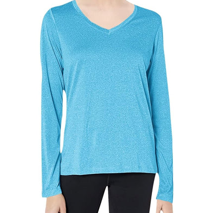 Hanes Femme O9309 T-shirt Athlétique, Bleu Sous-Marin Chiné, X-Large