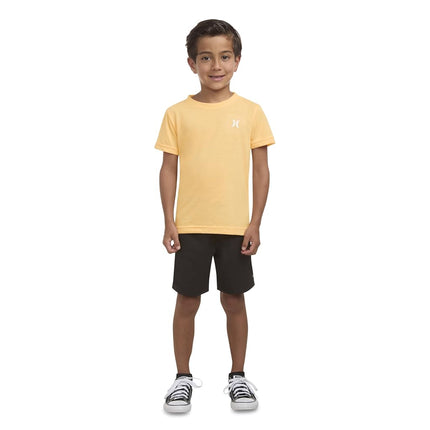 T-shirt en jersey flammé doux basique Hurley pour garçon, Melon Tint, 4