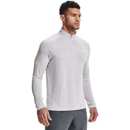 Under Armour Men's Tech 2.0 1/2 Zip - Long sleeve - Tops - Halo Gray/White XXL