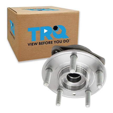 TRQ Front Wheel Bearing & Hub Assembly Compatible 