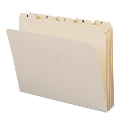 Smead 11769 Indexed File Folders, 1/5 Cut, Indexed 1-31, Top Tab, Letter, Manila (Set of 31)