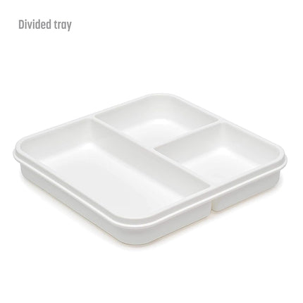 Goodful Reusable Lunch Container with 3 Compartments, BPA-Free, Leak-Proof Lid, Easy to Open and Close, Microwave Safe, Dishwasher Safe