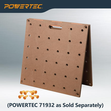 POWERTEC Carrying Bag for Arachni-Flex Workbench Tabletops - Padded Storage & Transport Bag with Shoulder Strap & Accessory Pouch (72135)