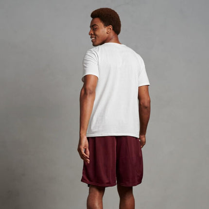 Russell Athletic Big Boys' Youth Mesh Short Maroon