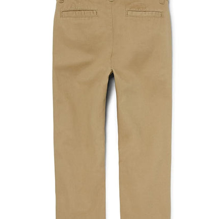 The Children's Place Boy's Stretch Chino Pants, Flax 2 Pack, 16