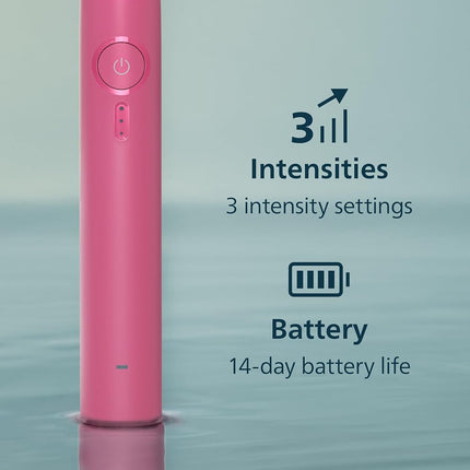 Philips Sonicare 4100 Rechargeable Electric Toothbrush, 1 Brush Head, Pink
