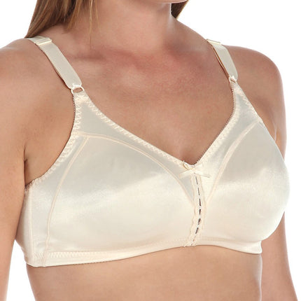 Maidenform Women's Double Support Wire-Free Bra Non, Light Beige 34C