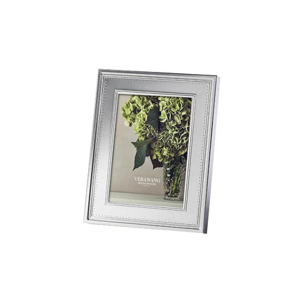 Wedgwood Vera Wang Picture Frame, grosgrain, Silve