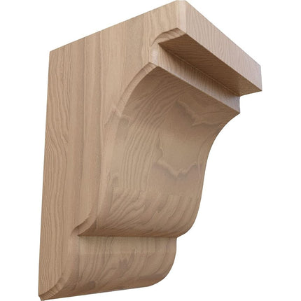 Ekena BKTW05X05X08BEGM 5 1/4-Inch Width x 5-Inch Depth x 7 1/2-Inch Height Bedford Bracket - Mahogany