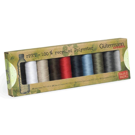 Gütermann Creativ Sewing Thread Set rPET with 10 s