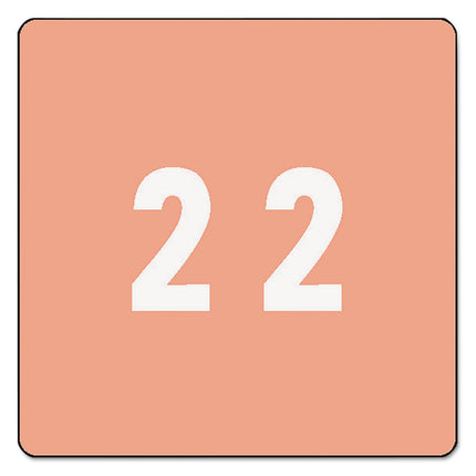 Smead DCC Color-Coded Numeric Label, 2, Label Roll