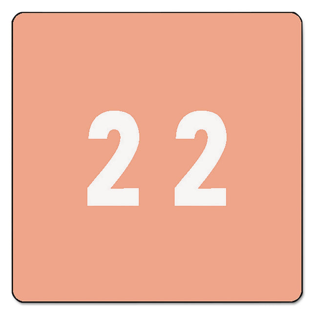 Smead DCC Color-Coded Numeric Label, 2, Label Roll