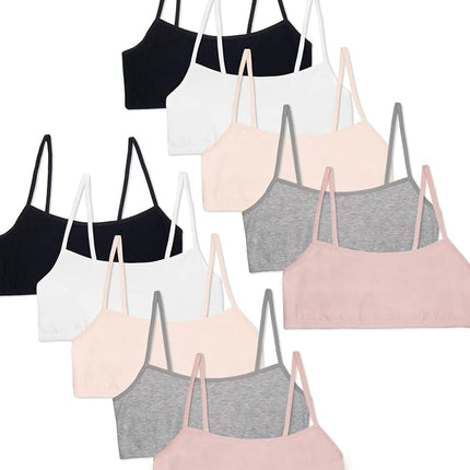 Sujetador de entrenamiento para niñas grandes Fruit of The Loom, blanco/gris/nude/negro/rosa rubor, talla extra grande